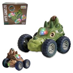 Carrinho dino pirueta a pilha c/luz e som 13 cx:108
