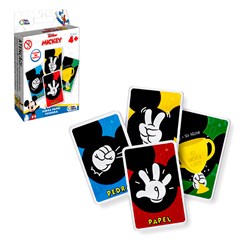 Jogo mickey pedra papel e tesoura c/56  cx:016
