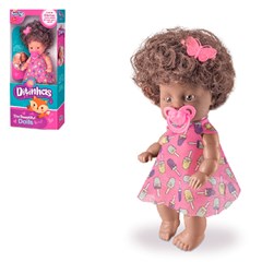 Boneca as ditinhas negra 23cm ref 1145        cx:015