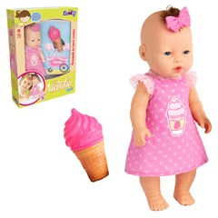 Boneca nicinha sorvetinho 34cm ref 1173
