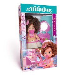 Boneca as ditinhas 23cm maquiagem ref 1198   cx:011