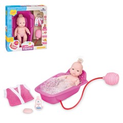 Boneca banho de espuma 22cm com acessorios  ref 0359 cx:006