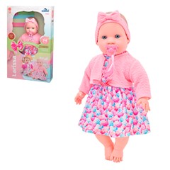 Boneca larissa 50cm com 74 frases ref 0392     cx:006