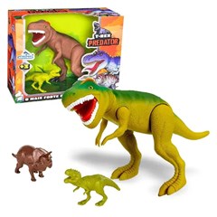 Dinossauro t-rex predador c/2 pcs ref 897    cx:006