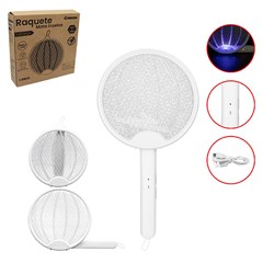 Raquete mata mosquito dobravel  cx:040