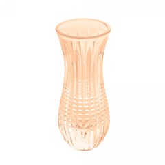 Vaso vidro 15x6cm queen ambar metalizado cx:036