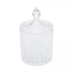 Bomboniere 7x7x11cm decorativo com tampa lit cx:048