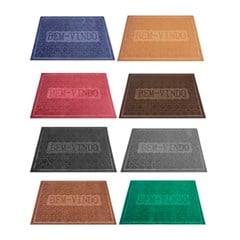 Tapete*bem vindo 37x57cm ret polipropileno c