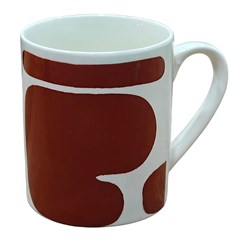 Caneca cer 330ml organique terracote         cx:036