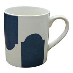 Caneca cer 330ml organique azul              cx:036