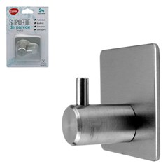 Gancho adesivo metal 4,5x4,5x3cm             cx:036