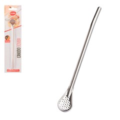 Canudo bomba 17,5x2,3x1cm inox               cx:060