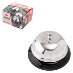 Campainha balcao inox 8,5x5,5cm              cx:060