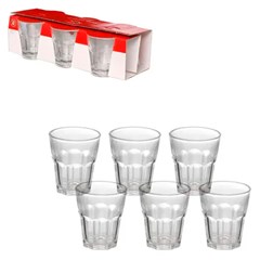 Copo vidro 40ml 6pcs dose shot clear     cx:024