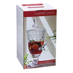 Suqueira vidro 1,8lts queen  cx:004