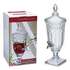 Suqueira vidro 1,8lts queen  cx:004