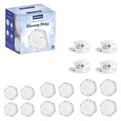 Aparelho de jantar 20pcs blooming daisy      cx:001