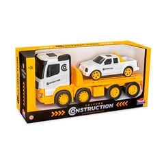 Caminhao construction reboque 64cm c/carro r cx:004