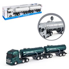 Caminhao iveco rodotrem tanque 69cm sort ref 841  cx:004