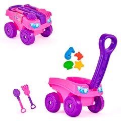Carrinho de praia big girl 30cm ref 853   cx:004