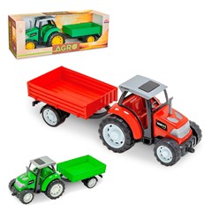 Trator agro maxx carreta 16x54cm ref 259   cx:004