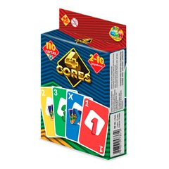 Jogo cartas 4 cores c/110 cartas ref 1054    cx:012