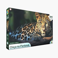 Quebra cabeca onca pantanal 2000pcs ref 1107 cx:00006