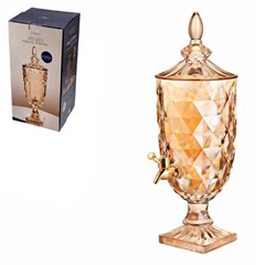 Suqueira vidro 3,2lts ambar diamond          cx:002