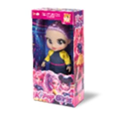 Boneca brave girls cabelo lilas 41cm ref 114 cx:006