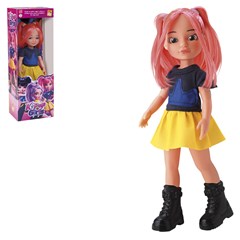 Boneca kpop girls cabelo laranja 41cm ref 1