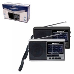 Radio retro fm c/usb e cabo aux 13cm al0698  cx:012