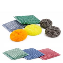 Kit limpeza 6pcs esponjas sortidas ca15233  cx:096