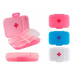 Porta comprimidos c/8 divisorias 11cm ca1267 cx:096