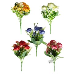 Buque de flores rosas 38cm im46322           cx:060