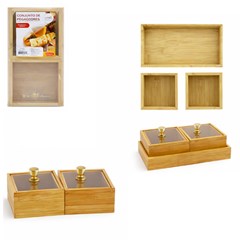 Cj de pestisqueiras c/tampa 3pcs classic 22c cx:036