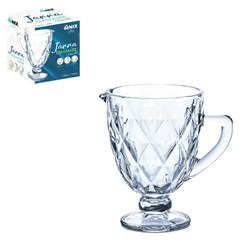 Jarra vidro 1l c/pe diamond                  cx:012
