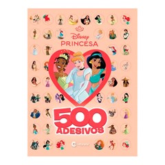 Livro 500 adesivos c/pg para colorir princes cx:020