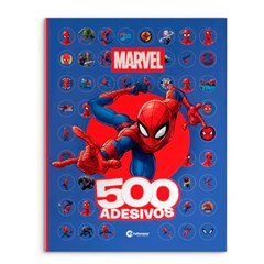 Livro 500 adesivos c/pg para colorir homem a cx:020