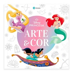 Livro colorir arte e cor 36pgs princesas     cx:020