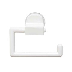 Suporte de papel higienico plast c/ ventosa  cx:0144