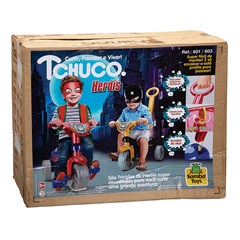 Triciclo tchuco herois super teia com haste