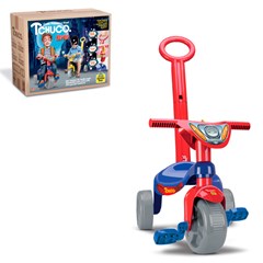 Triciclo tchuco herois super teia com haste