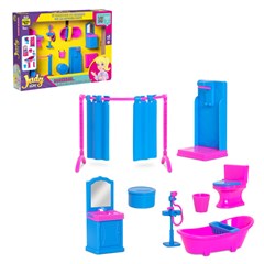Kit judy home banheiro c/9pcs ref 445        cx:012