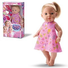 Boneca naty fashion 34cm c/acess ref 0984    cx:012
