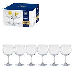 Cj tacas cristal 600ml 6pcs gin anna bohemia cx:008