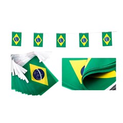 Varal bandeiras brasil 6mts tecido ref cp410 cx:600