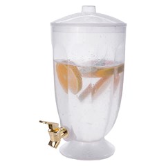 Suqueira plast 3,8lts retro transp           cx:004