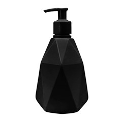 Saboneteira 500ml diamante preta             cx:060