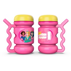 Copo canudo de plastico 420ml princesas            cx:024