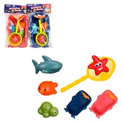 Brinquedos de banho sol c/banheira 6pcs ref  cx:060